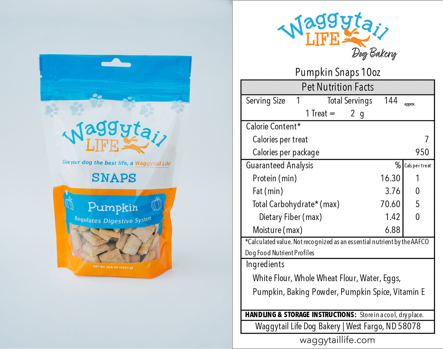 PUMPKIN All-Natural Everyday Dog Treats
